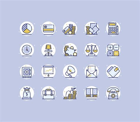 Spaark Business Flat Icons (Ai)