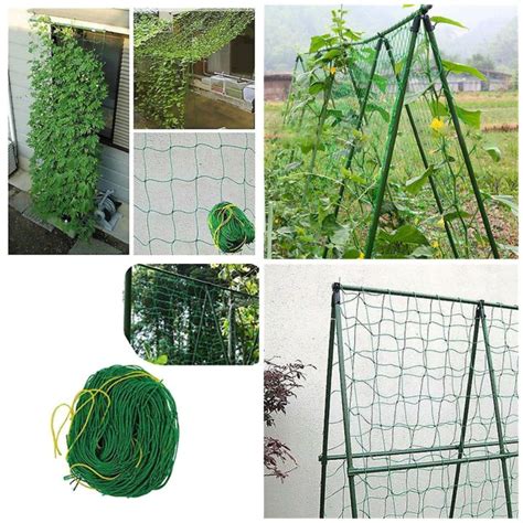 Climbing Bean Plant Nets Grow Fence Garden Green Nylon Trellis Netting Support Lazada