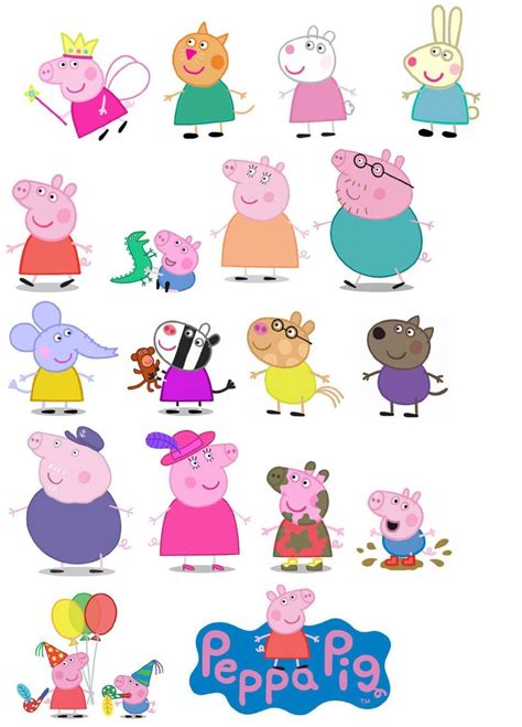 Printable Peppa Pig And Friends | Mewarnai Alat Komunikasi