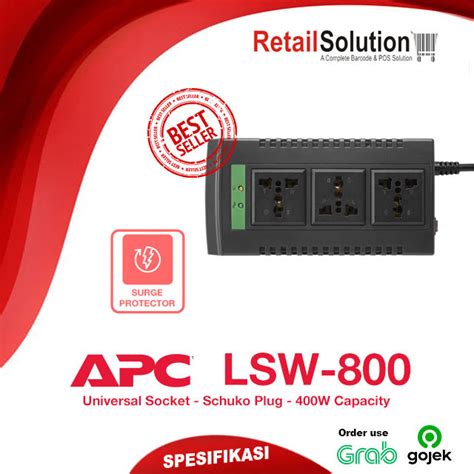 Stabilizer 400W Universal Socket APC LSW800 LSW 800 800VA 230V