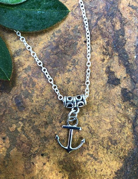 Anchor Necklace | Etsy