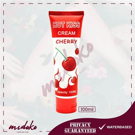 Midoko Hot Kiss Cream Ml Cherry Lube Lubricant For Men And Women Shopee Philippines