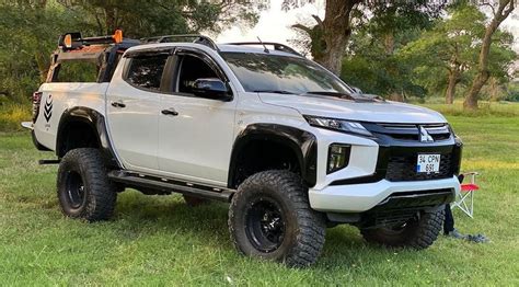 New Mitsubishi L Triton Looks Cool With Suspension Lift And Body Kit