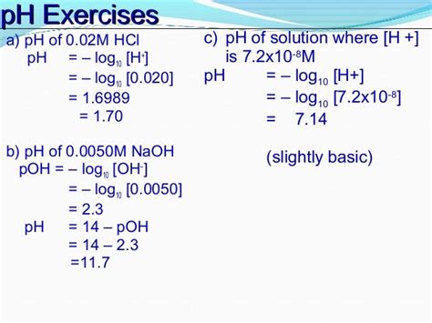 Ph scale