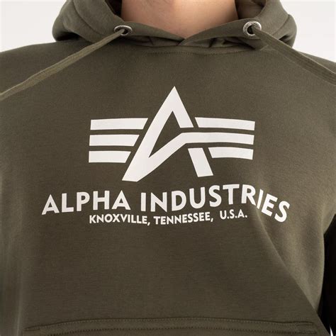 Bluza Alpha Industries Basic Hoody M Ska Zielona