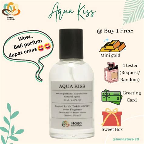 Jual Hana Premium Perfume Parfum Aqua Kiss Eau De Parfum Kualitas