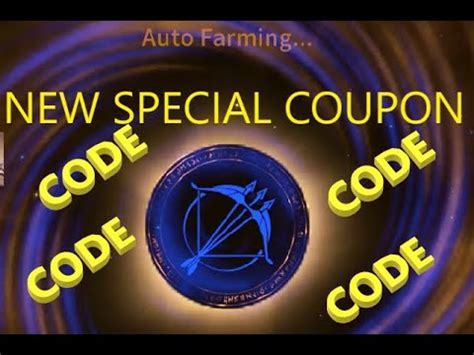 Dekaron G Special Farm Drop Special Code Coupon Bonus Youtube