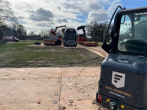 Eerste rit nieuwe truck - Ferex