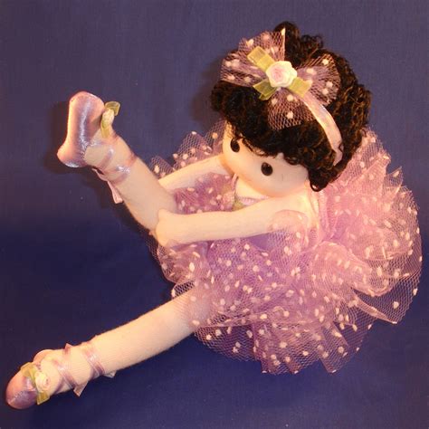 Ballerina in Purple Musical Animated Doll | The Music Box Company