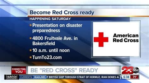 Become Red Cross Ready Disaster Preparedness