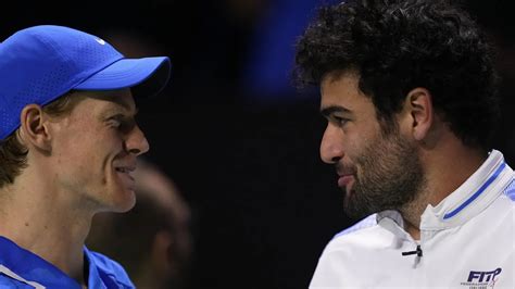 Matteo Berrettini Il Giorno Dopo Fa Ancora Festa Con Jannik Sinner