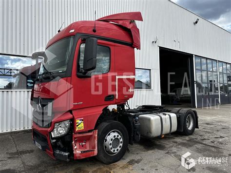 Buy Damaged Mercedes Benz Actros Truck Tractor France Illkirch