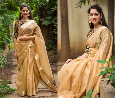 How To Make Plain Sarees Beautiful Easy Tricks Keep Me Stylish