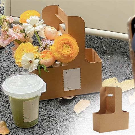 Kraft Paper Hot Cup Sleeve Jacket Holder | Corrugated Cardboard