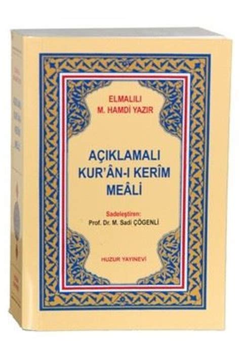 Huzur Yay Nevi A Klamal Kur An Kerim Meali Fiyat Yorumlar Trendyol