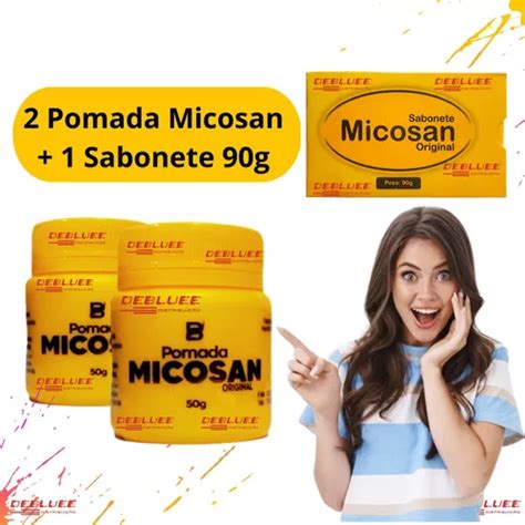 Kit Pomada Clareadora E Sabonete Micosan P Micoses Em Geral Mercadolivre