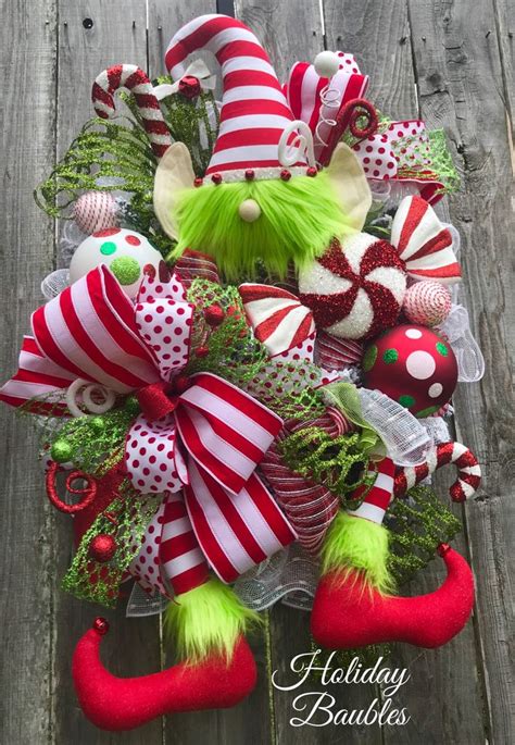 Excited To Share This Item From My Etsy Shop Christmas Elf Wreath