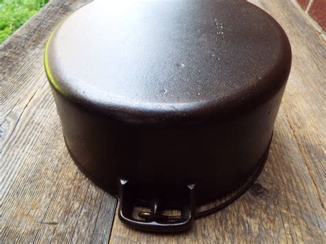 Unmarked Wagner Cast Iron 5 Qt Dutch Oven 10 1 2 Restored Ebay