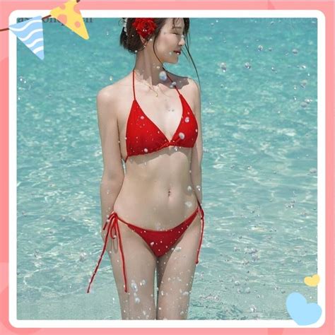 Sexy Bikinis Tie Side Beach Swimwear Swimsuit Beach Wear Women Sexy Bikini Bra Shopee Philippines