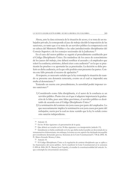 Ley Acoso Laboral Colombia Pdf