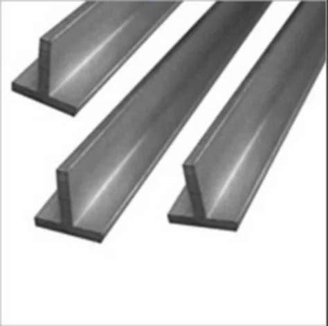 Thickness 0 1 To 5 T Shaped Mild Steel Angle For Construction Size