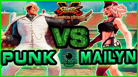 Sfv Ce Punk M Bison Vs Mailyn Poison Ranked Set Street Fighter