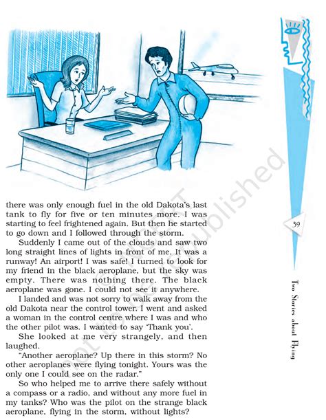 Ncert Book Class 10 English Chapter 3 Two Stories About Flying