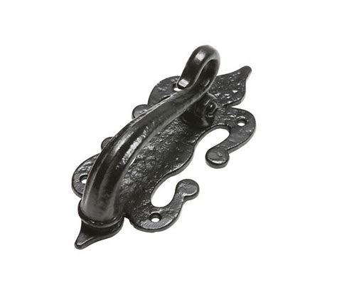 Kirkpatrick Black Antique Malleable Iron Fleur De Lys Door Knocker AB944