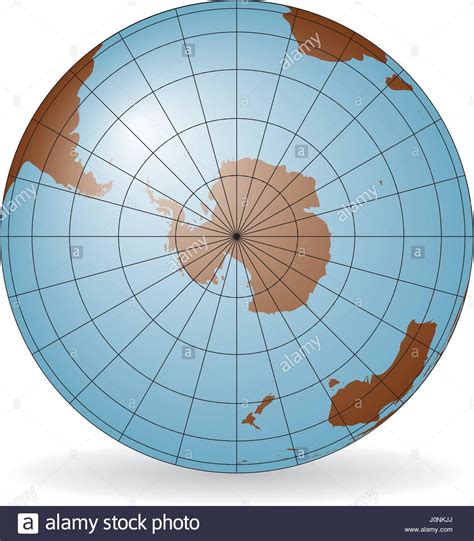 South Pole On World Map