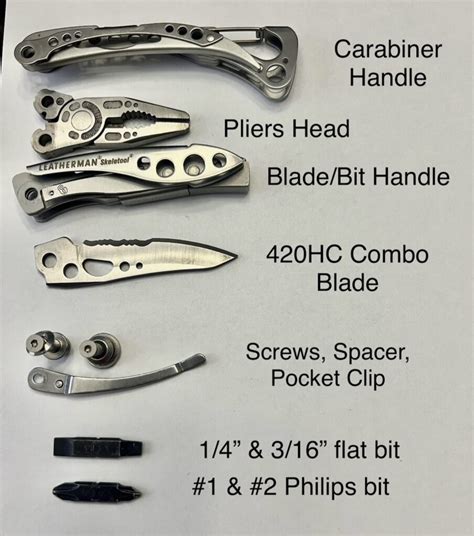 Leatherman Skeletool Parts Usedmultitool