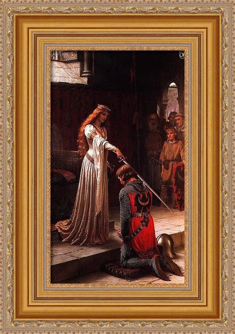 Queen Guinevere And Sir Lancelot Art Print By MotionAge Designs Art