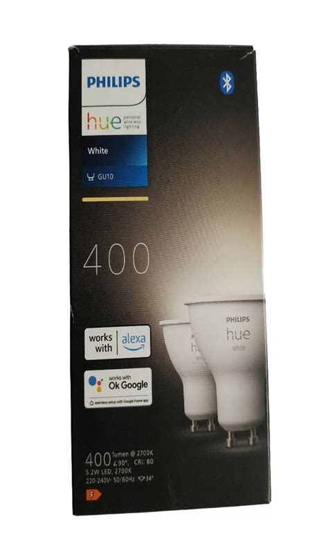 ŻARÓWKA LED PHILIPS HUE WHITE GU10 5 2W 2 SZTUKI 929001953508 Cena