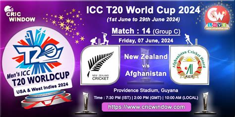 New Zealand Vs Afghanistan Icc T20 World Cup 2024 Live