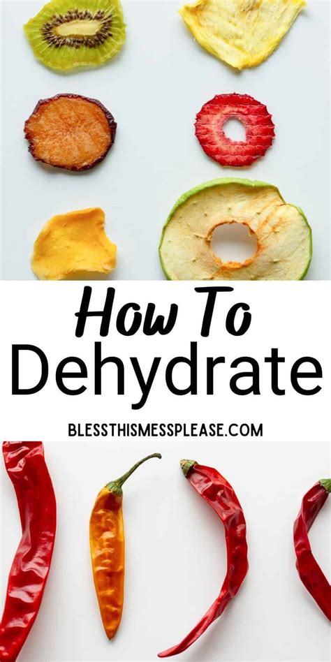 How To Dehydrate Fruits And Vegetables — Bless This Mess