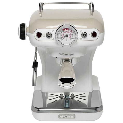 Ariete Vintage Espresso Coffee Machine Beige | Techinn