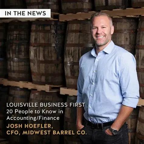 Midwest Barrel Co Cfo One Of Louisville Business First’s ‘20 People To Know In Accounting