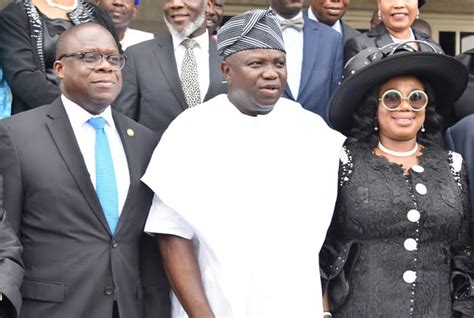 Photos Ambode Swears In New Chief Judge Punch Newspapers