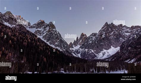 The Dolomites in the Italian Alps, typical view Stock Photo - Alamy