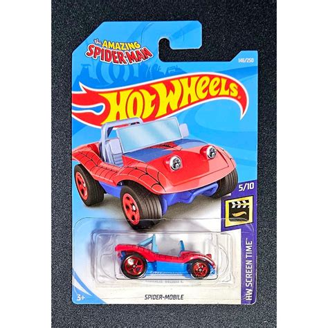 Hot Wheels SPIDER MOBILE THE AMAZING SPIDER MAN HOMEM ARANHA Shopee Brasil