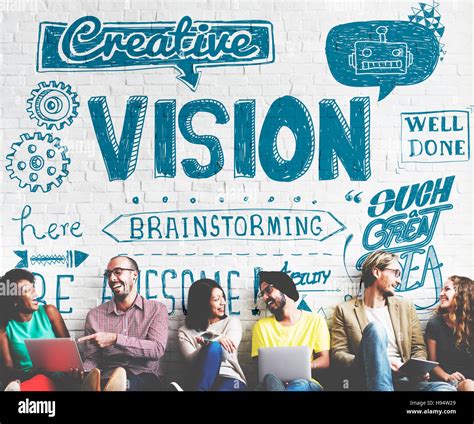 Vision Creative Ideas Inspiration Target Concept Stock Photo Alamy