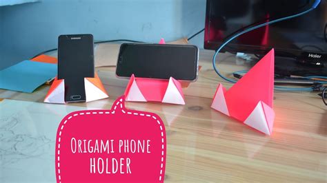 Easy Origami Phone Holder V 2 Youtube