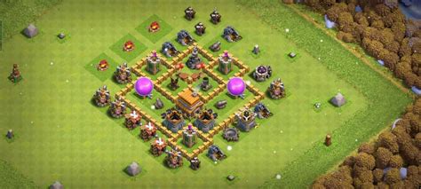 Top Town Hall 5 Hybrid Base Designs Optimize Your Clan War Leagues And Trophy Pushes