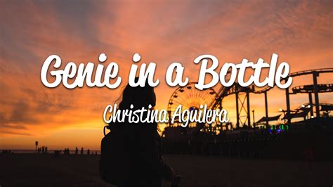 Christina Aguilera Genie In A Bottle Lyrics YouTube