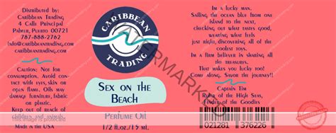 Sex On The Beach Premium Perfume Oil Caribbean Connection