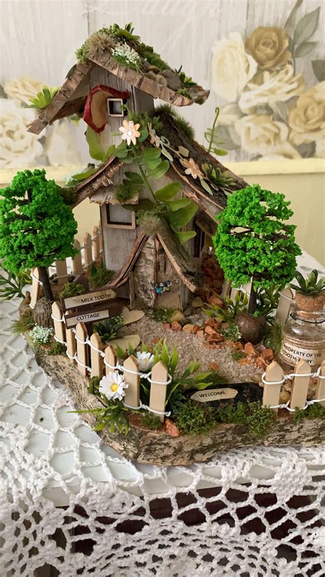 Tooth Fairy Houses Fairy Houses Fairy House Diy Fairy House Crafts