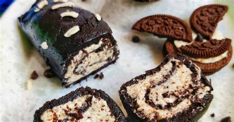 Oreo Swiss Roll Recipe By Donut Stop Eating Cookpad