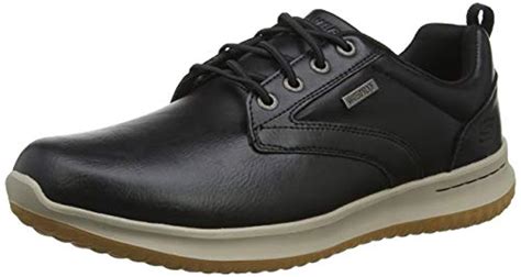 Skechers Delson Antigo Oxfords In Black For Men Save 11 Lyst