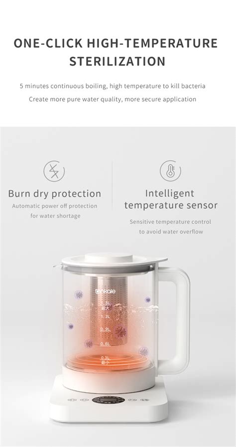 Hot Selling Ankale Digital Glass Kettle Intelligent Small Home