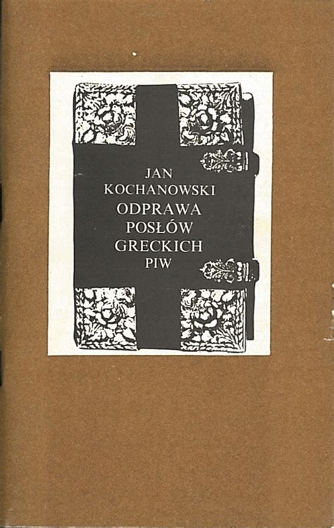 Odprawa Pos W Greckich Jan Kochanowski Ksi Ka Allegro