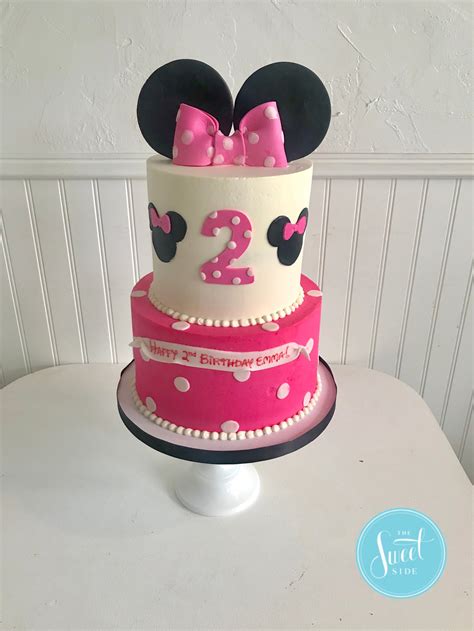 Minnie Mouse Tiered Cake